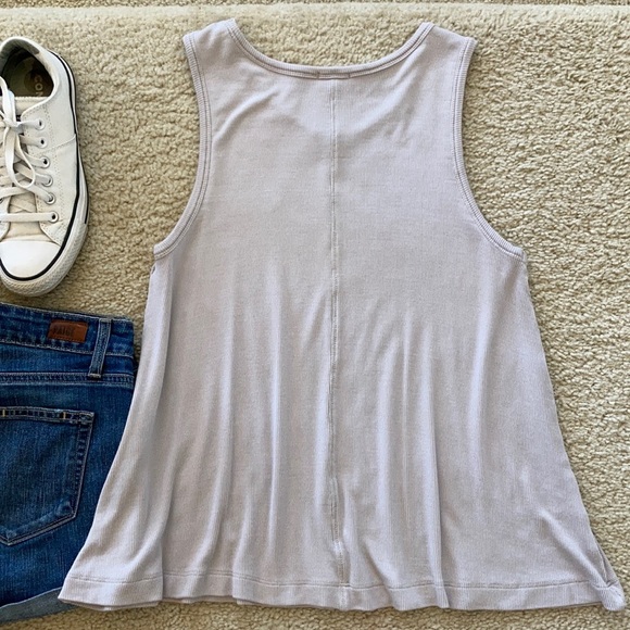 HEATHER Ribbed Swing Tank - Picture 5 of 5